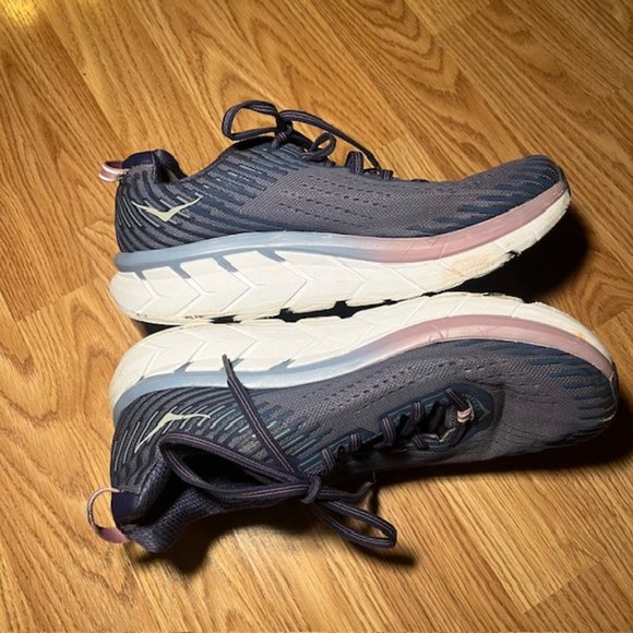 Hoka One One Women’s W Clifton 5 Marlin Blue Running Shoes Sneakers Size 9 - Picture 3 of 8